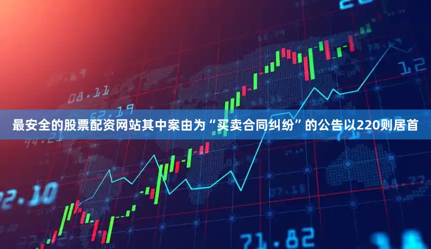 最安全的股票配资网站其中案由为“买卖合同纠纷”的公告以220则居首